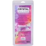 Crystal Jellies - Curved Realistic Cock With Balls - 7 Inch Clear