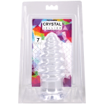 Crystal Jellies - Anal Twist - 7 Inch Clear