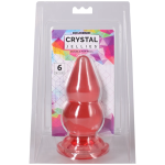 Crystal Jellies - Double Pop Plug - 6 Inch Pink