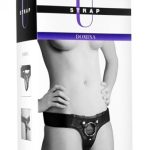 Domina Adjustable Wide Band Strap on Harness