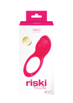 Riski Rechargeable Clitoral Vibe for Couples Pink