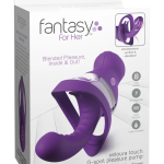 Fantasy for Her Veloura Touch G-Spot Pleasure Pump - Purple