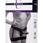 Bardot Elastic Strap on Harness With Thigh Cuffs