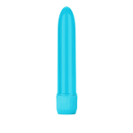 Mini Neon Multi-Speed Vibe 4.5 Inches - Blue - Image 3