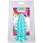 Crystal Jellies - Anal Twist - 7 Inch Teal