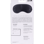 Sex and Mischief Satin Blindfold - Black