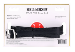 Sex and Mischief Solid Ball Gag - Red