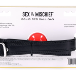 Sex and Mischief Solid Ball Gag - Red