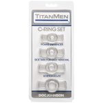 Titanmen Tools Cock Ring Set - Clear