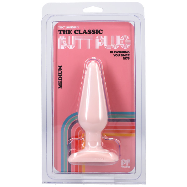 IaVXYENo Classic Butt Plug Smooth - Medium - White - Image 1