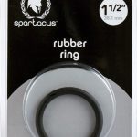 1.5 Inch Rubber C-Ring - Black
