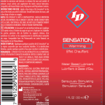 ID Sensation Warming Water Based 1 Oz