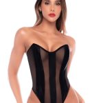 Bodysuit Liquid Black Large/extra Large