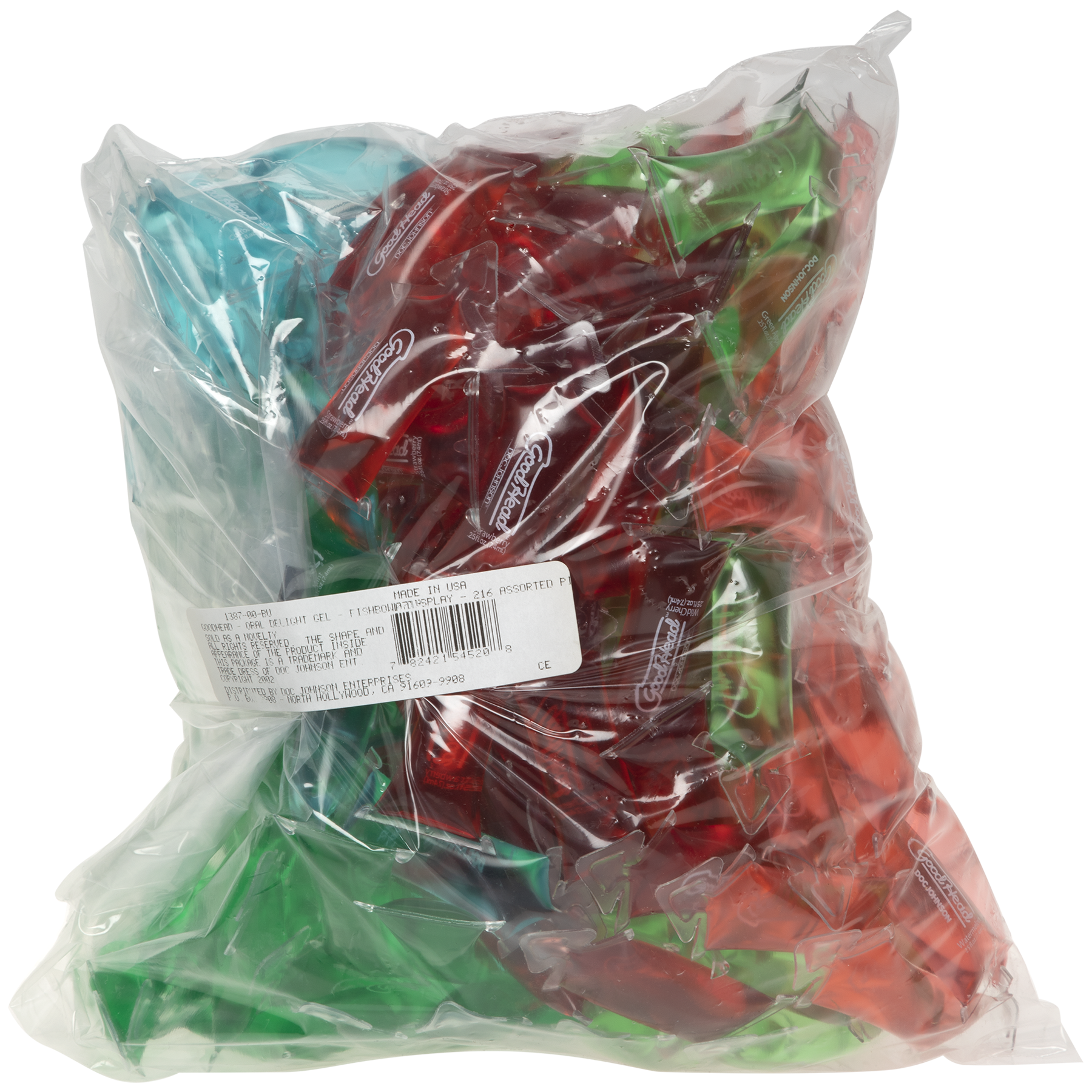 T2CztO8B Goodhead Oral Delight Gel - Pillow Packs - Bulk Refill - 216 Assorted Pieces - Image 1