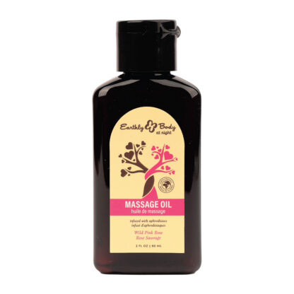 ZAGvlar5 Hemp Seed at Night Massage Oil Aphrodisiac Collection Wild Pink Rose 2oz 60ml - Image 1