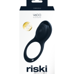 Riski Rechargeable Clitoral Vibe for Couples Black