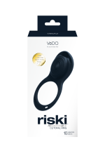 Riski Rechargeable Clitoral Vibe for Couples Black
