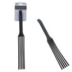 Nocturnal Collection Silicone Flogger Black