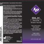 ID Silk Silicone and Water Blend Lubricant 2.2 Oz