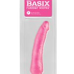 Basix Rubber Works - Slim 7 Inch With Suction Cup - Pink