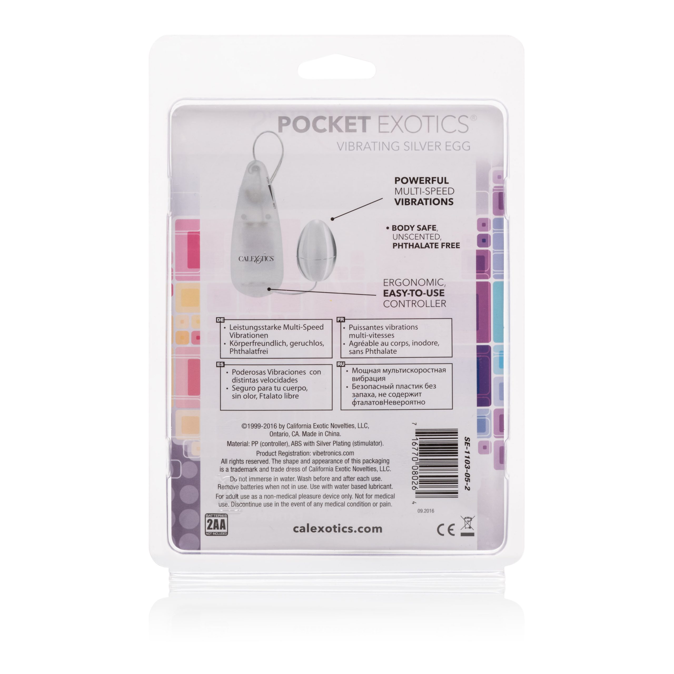 itaeXwlH2LuBUlzRyAeuMImv9eyAZyF5 Pocket Exotics Vibrating Egg - Silver - Image 1