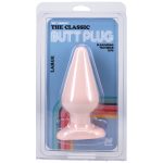 Classic Butt Plug Smooth - Large - White