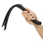 Nocturnal Collection Silicone Flogger Black - Image 3