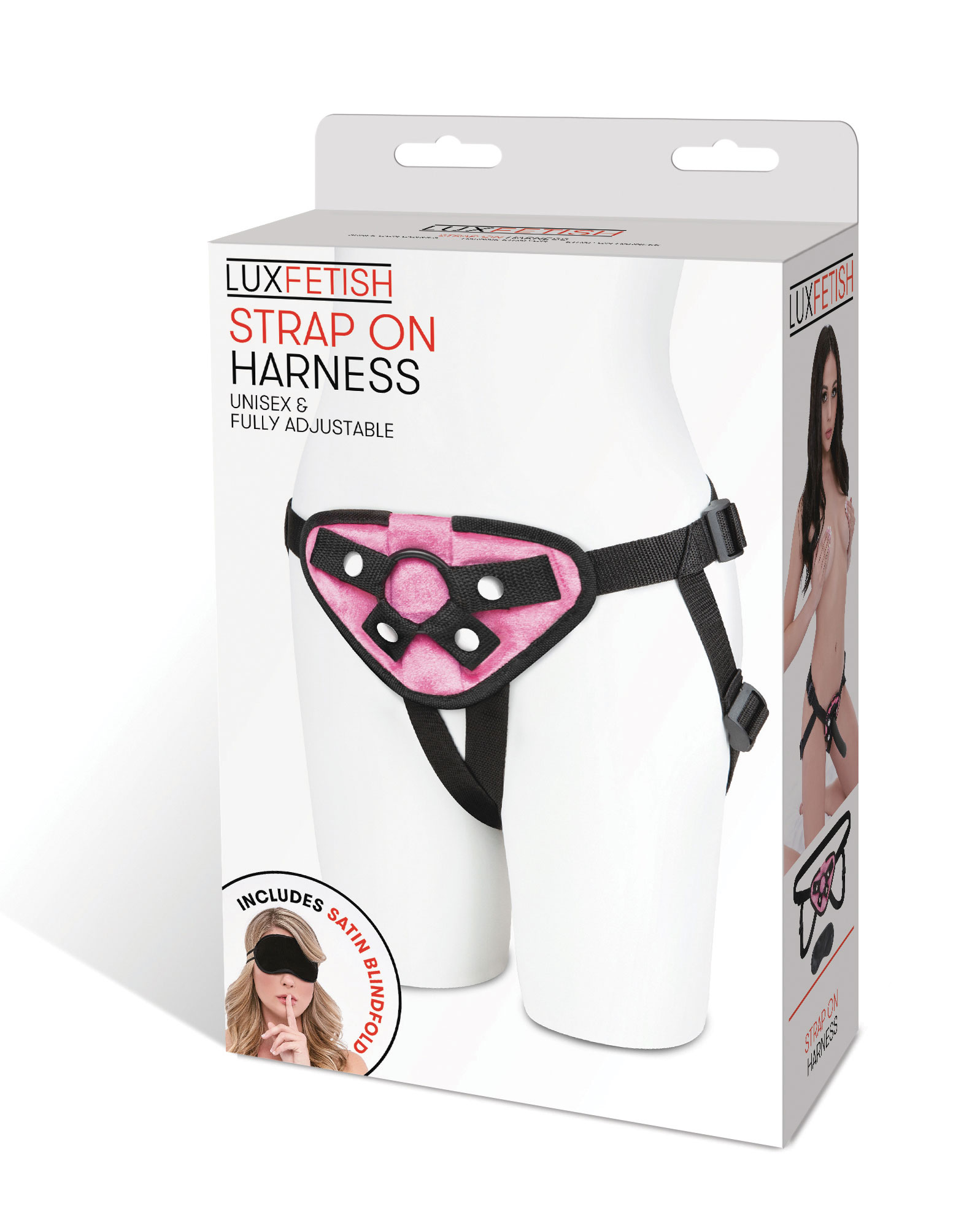 n8T3iT8joe6NIGPABrwtBWzgAdOToulE Pink Velvet Strap-on Harness - Image 1