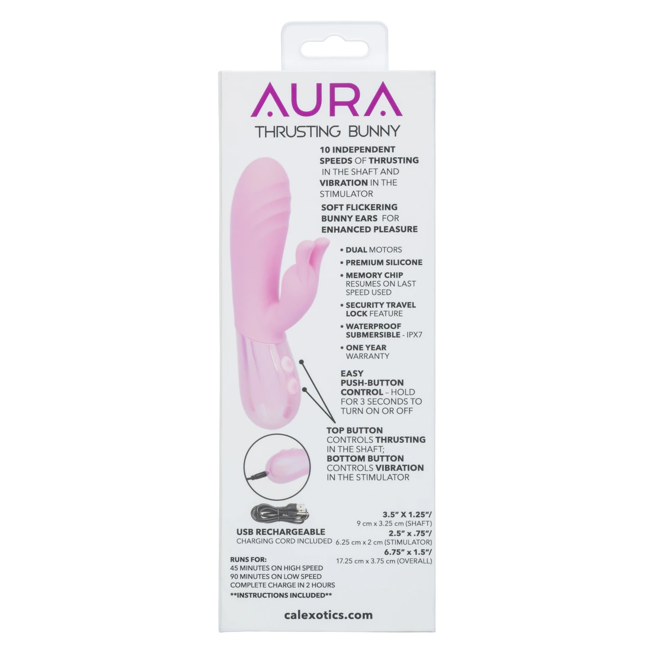 q39cKaNv Aura Thrusting Bunny Pink - Image 1