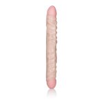 Ivory Duo 12 Inches Veined Double Dong