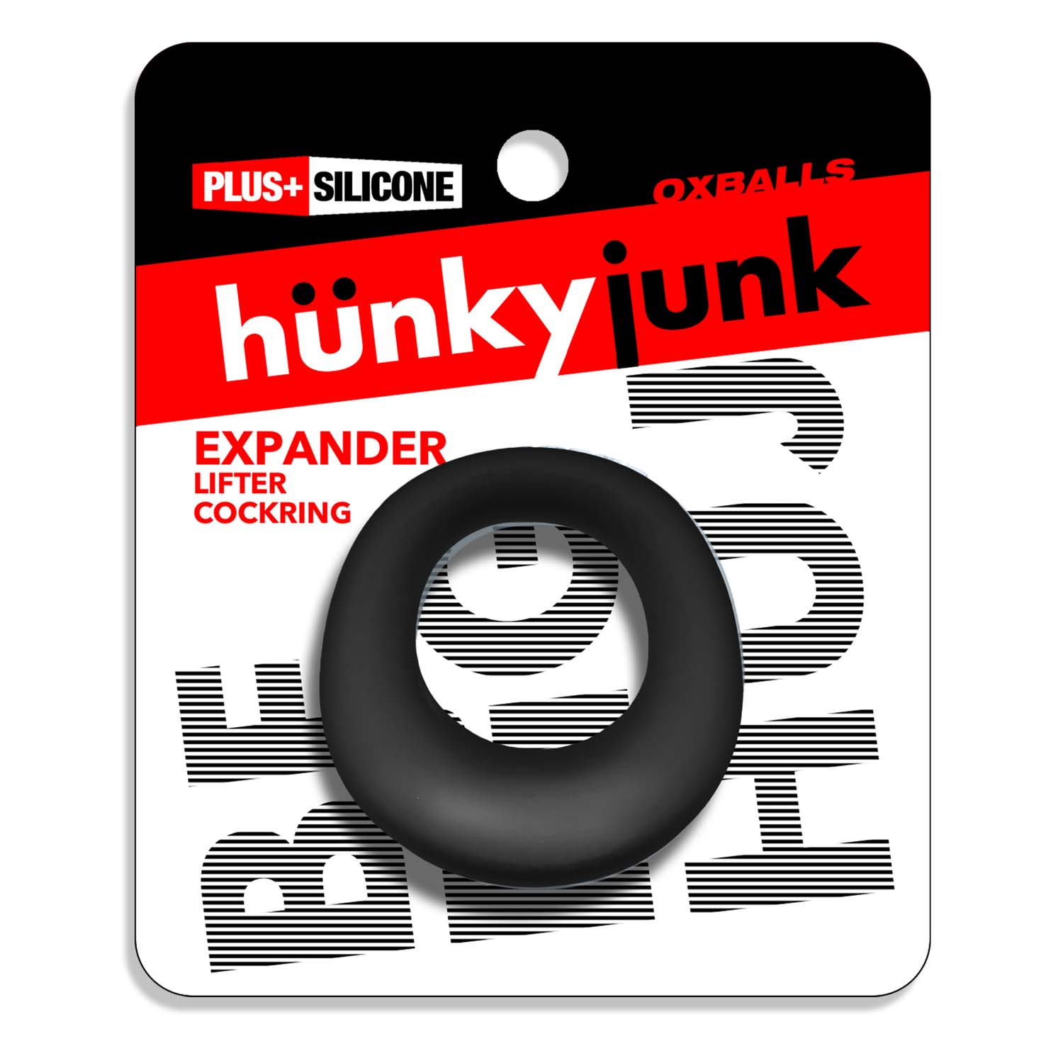 1TFrjx4g Expander Slimmer Scoop Style Cockring Black Fog - Image 1
