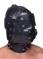 Bondage Hood With Penis Gag - Image 6