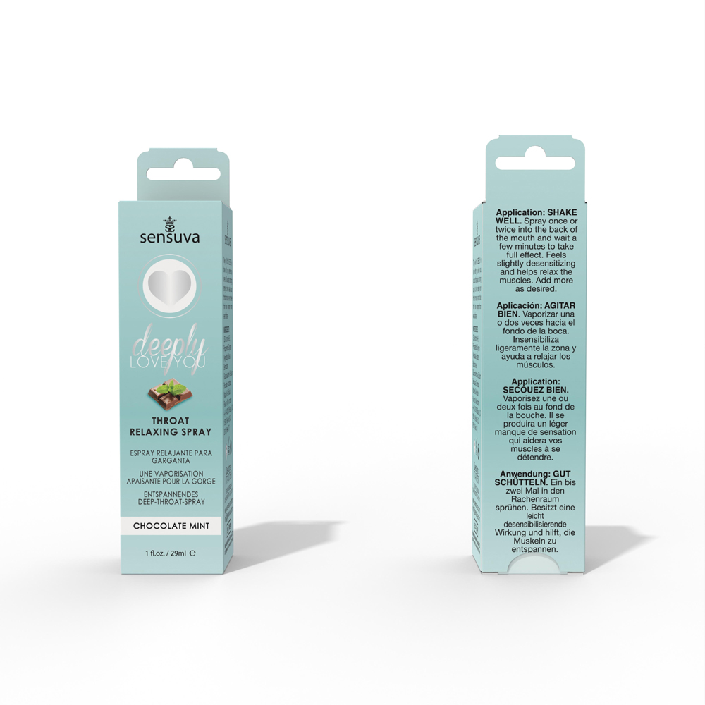 4GdwBzlq Deeply Love You Throat Relaxing Spray - Chocolate Mint - 1 Fl. Oz. - Image 1