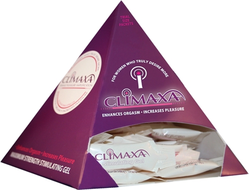 4cbd2933307f739b69cde80866ff0080 Climaxa Stimulating Gel - 50 Pieces Sample Display - Image 1