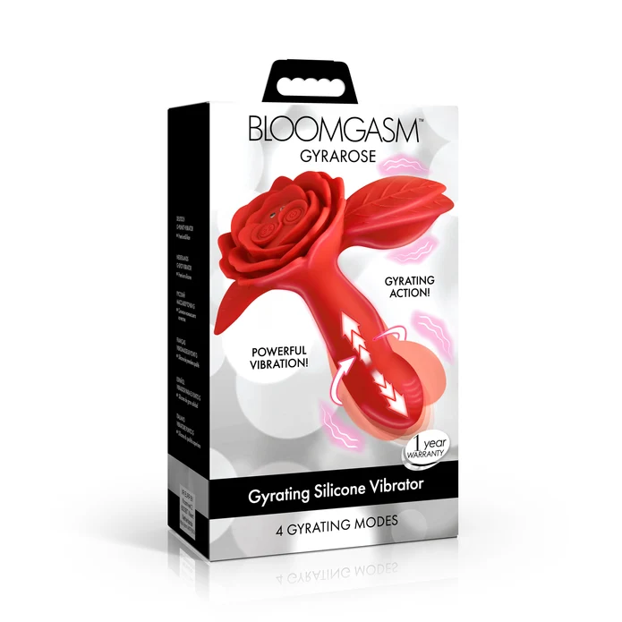 5zLSapcd Bl Gyrating Silicone Vibrator Red - Image 1