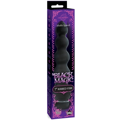 6289244d4049f5de575177ffc1529fec Black Magic 7 Inch Ribbed Vibe - Image 1