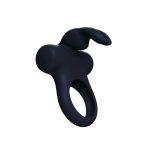 Frisky Bunny Vibrating Ring Black Pearl - Image 3