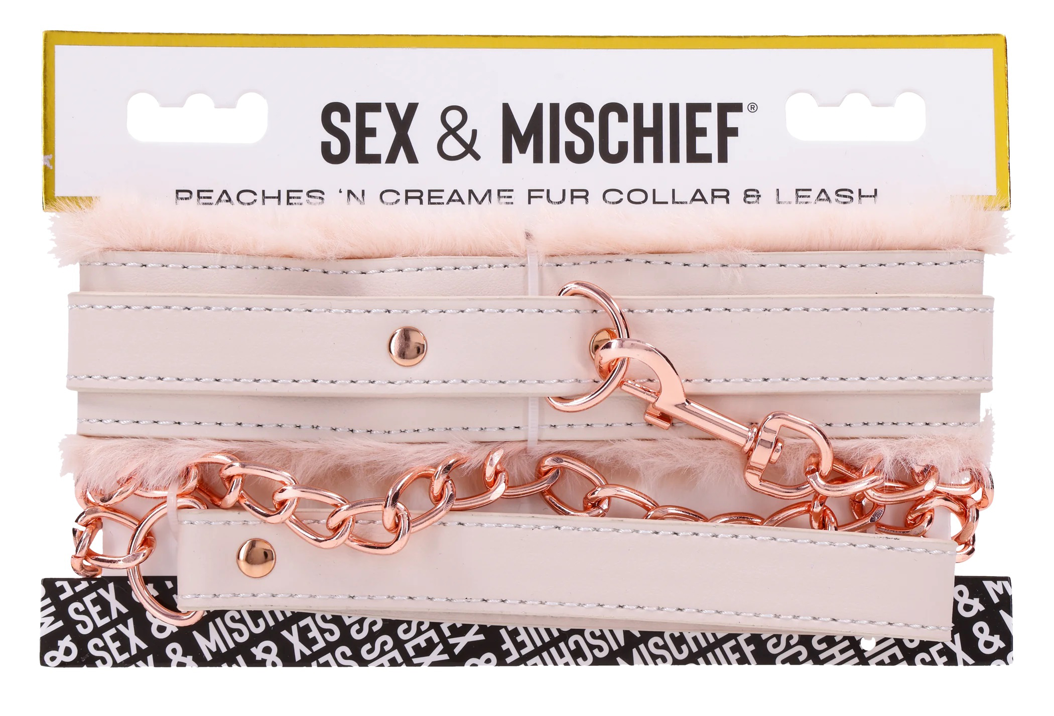7xzVJO7d79eGJgM7Ties5qoG57npZs2s Peaches N Creame Fur Collar and Leash - Pink - Image 1