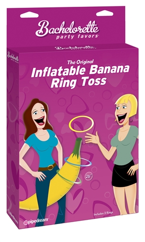 81991a04b1e706dc76c34065cfa6321c Bachelorette Party Favors Inflatable Banana Ring Toss - Image 1