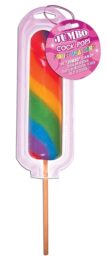98b375390d9e8911080be005831a577f Jumbo Rainbow Cock Pops - Each - Image 1