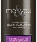 Me and You Massage Oil - Pomegranate Fig Coconut Plumeria - 4.2 Oz.