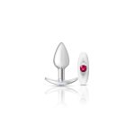 Silver Anchor Buttplug Kit - Clear Iridescent/pink - Image 3