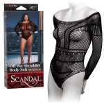 Scandal Plus Size Off the Shoulder Body Suit - Plus Size - Black - Image 7