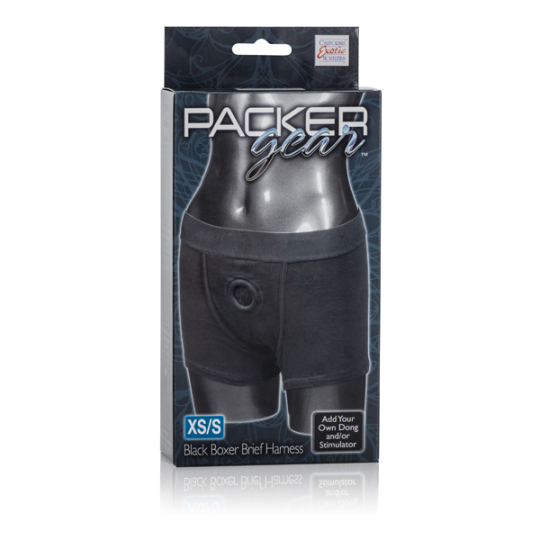 9bb722e471cdf030fc73080c29cfb159 Packer Gear Boxer Brief Harness - Extra Small/small - Black - Image 1