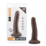 Dr. Skin - 5.5 Inch Cock with Suction Cup - Chocolate - Image 6