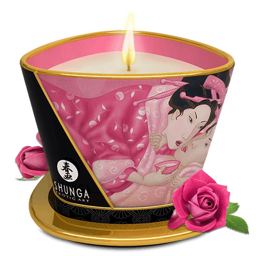 CJglVbbbLW3bUleujxWy6A9QwSKqgswO Massage Candle - Aphrodisia - Roses - 5.7 Oz. - Image 1