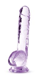 Naturally Yours - 8 Inch Crystalline Dildo - Amethyst - Image 2