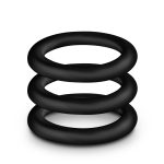 Performance - Vs2 Pure Premium Silicone Cockrings - Small - Black - Image 3