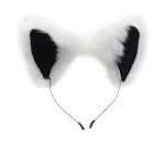 White Fox Tail Anal Plug and Ears Set - Image 3