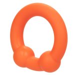 Alpha Liquid Silicone Dual Ball Ring - Orange Orange - Image 3